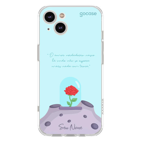Capinha para celular O Pequeno Principe - A rosa