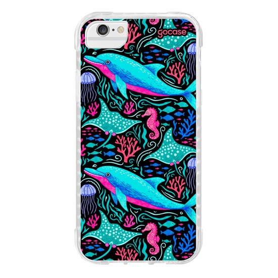 Capinha para celular  Oceano Neon