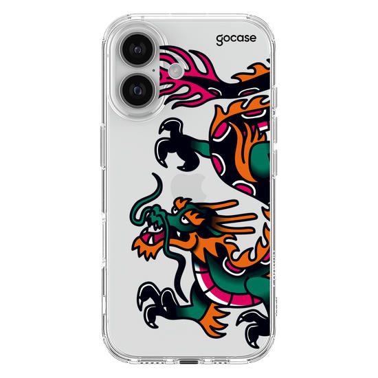 Capinha para celular  Old School Dragon