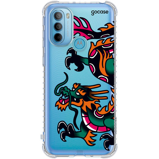 Capinha para celular  Old School Dragon