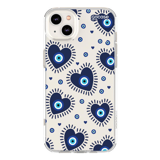 Capinha para celular  Olho Grego Corações