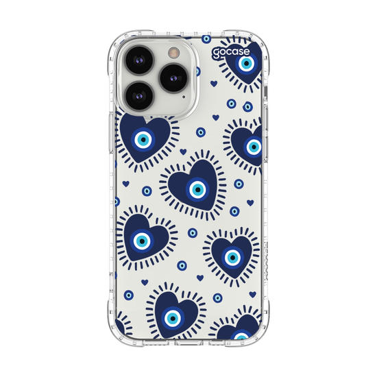 Capinha para celular  Olho Grego Corações