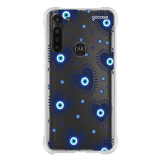 Capinha para celular  Olho Grego Corações