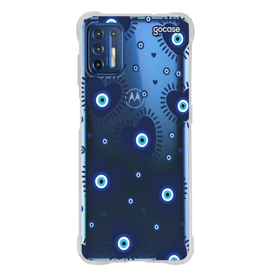 Capinha para celular  Olho Grego Corações