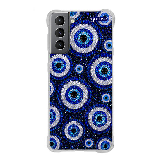 Capinha para celular  Olho Grego Cravejado
