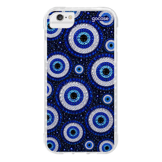 Capinha para celular  Olho Grego Cravejado