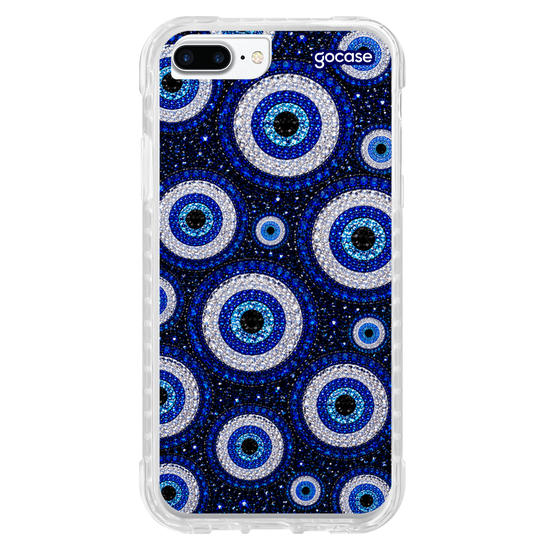 Capinha para celular  Olho Grego Cravejado