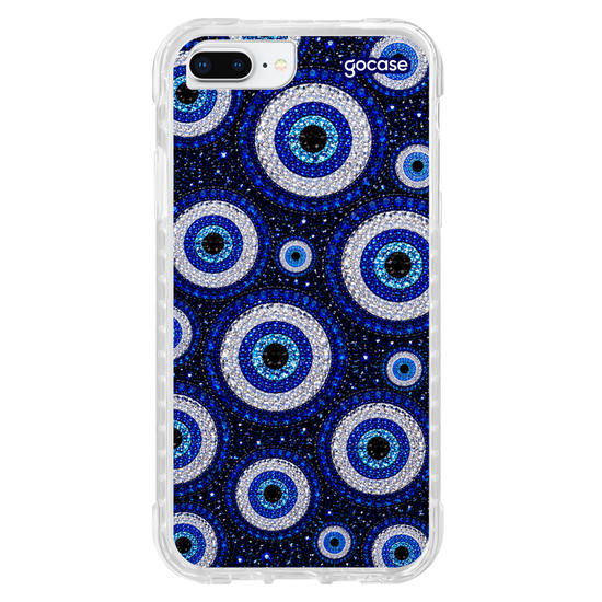 Capinha para celular  Olho Grego Cravejado