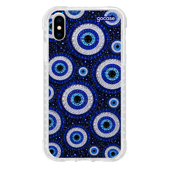 Capinha para celular  Olho Grego Cravejado