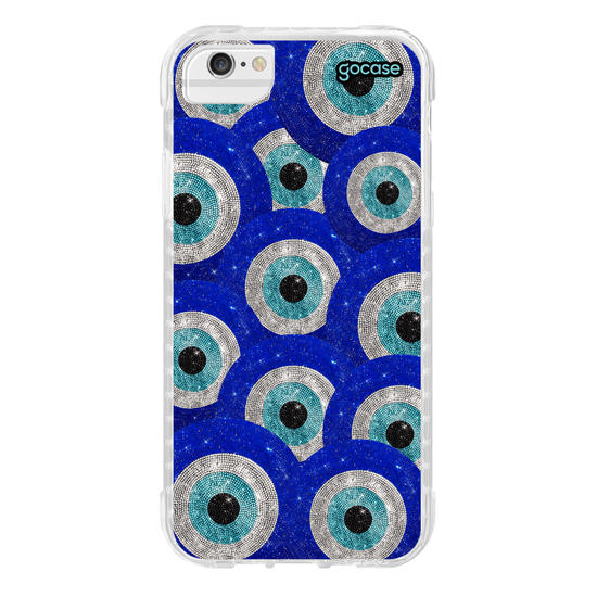 Capinha para celular  Olho Grego Efeito Cravejado