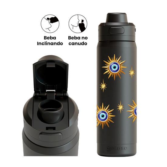 Garrafa Térmica Flip Pro - Olho Grego Solar