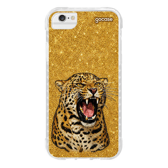 Capinha para celular  Onça Bling