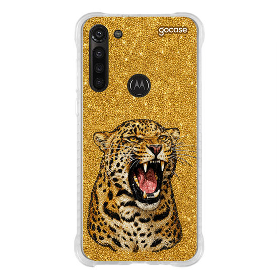 Capinha para celular  Onça Bling
