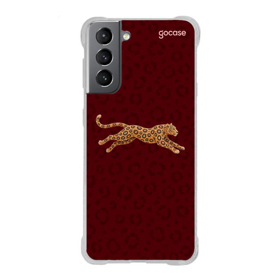 Capinha para celular  Onça Cravejada com Nome