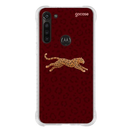Capinha para celular  Onça Cravejada com Nome