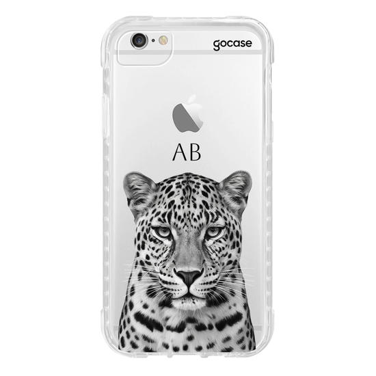 Capinha para celular  Onça & Iniciais