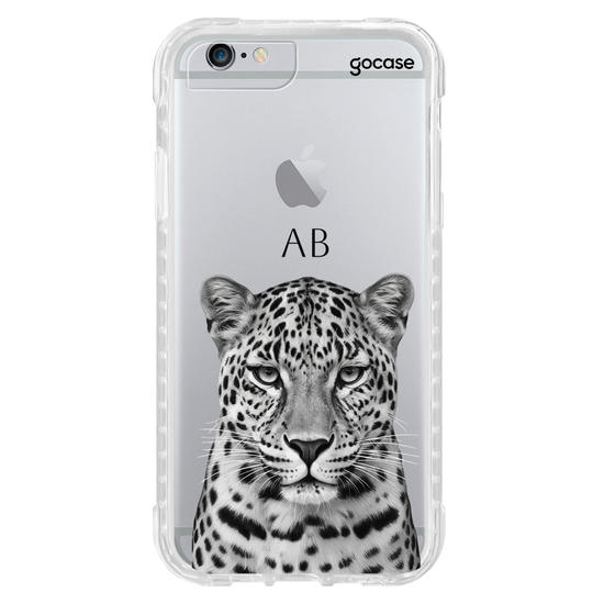 Capinha para celular  Onça & Iniciais