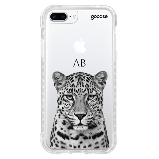 Capinha para celular  Onça & Iniciais