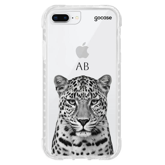 Capinha para celular  Onça & Iniciais