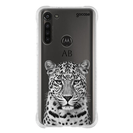 Capinha para celular  Onça & Iniciais