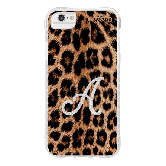 Capinha para celular  Onça Glam Inicial