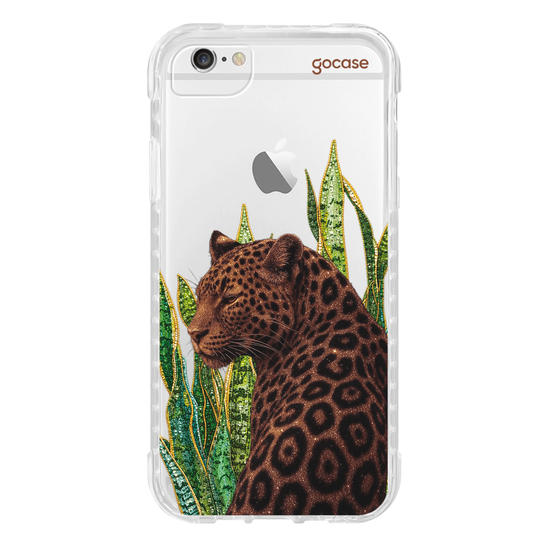 Capinha para celular  Onça Tropical Cravejado 