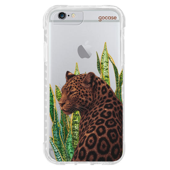 Capinha para celular  Onça Tropical Cravejado 