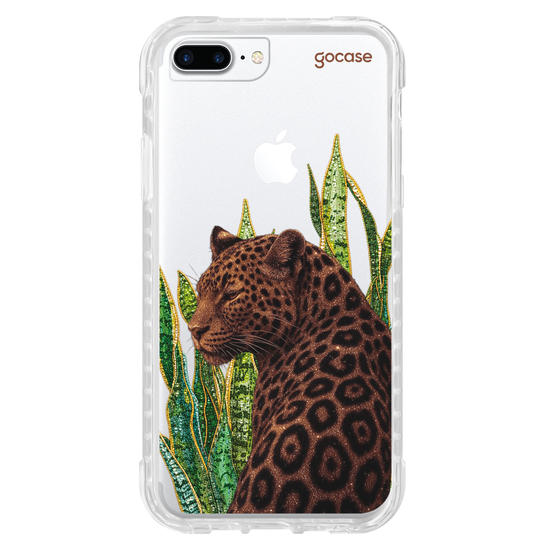 Capinha para celular  Onça Tropical Cravejado 