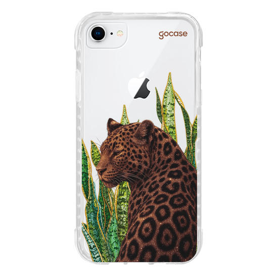 Capinha para celular  Onça Tropical Cravejado 