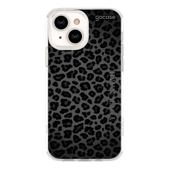 All Black Animal Print Phone Case