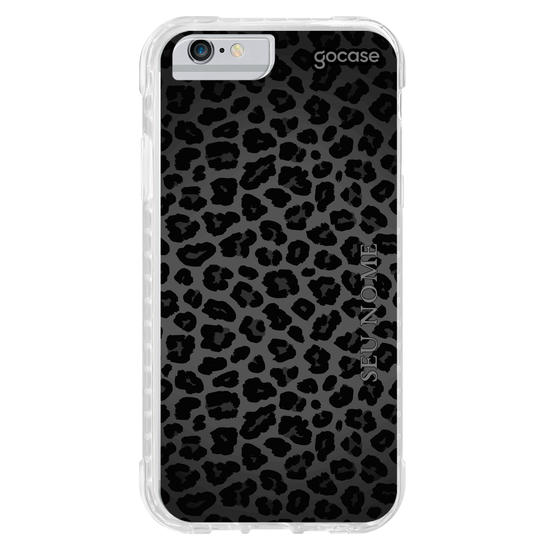 Capinha para celular All Black Animal Print
