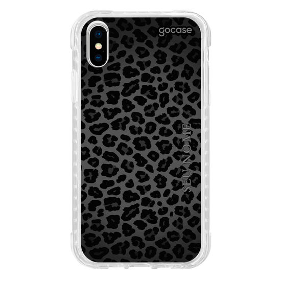Capinha para celular All Black Animal Print