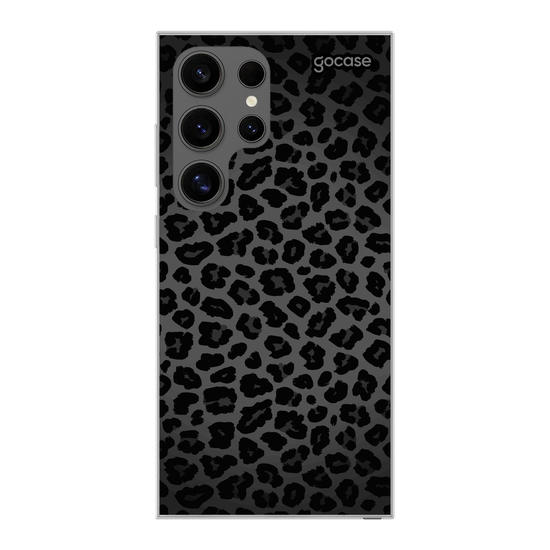 All Black Animal Print Phone Case