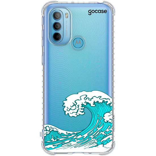 Capinha para celular Ondas Clean