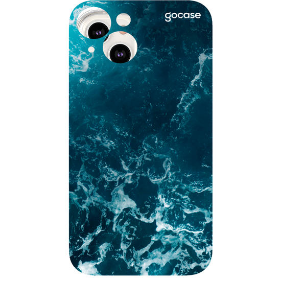 Capinha para celular Ondas do Oceano Customizável