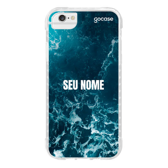 Capinha para celular Ondas do Oceano Customizável