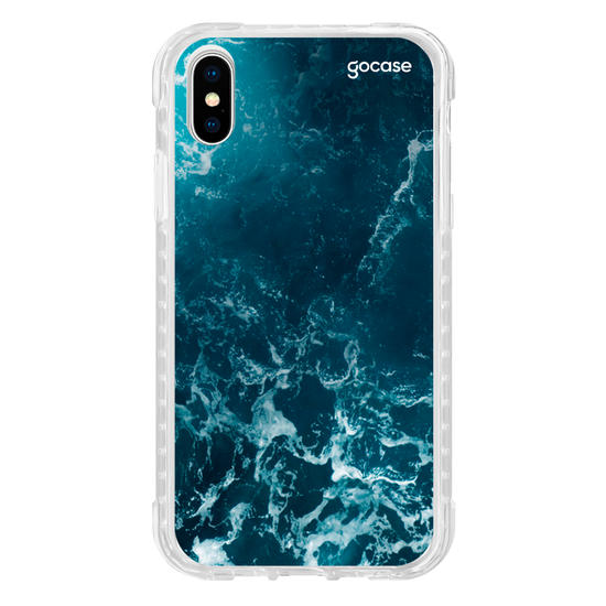 Capinha para celular Ondas do Oceano Customizável