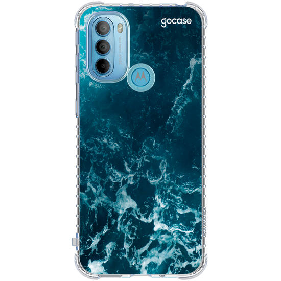 Capinha para celular Ondas do Oceano Customizável