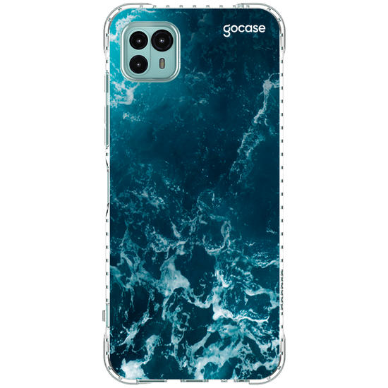 Capinha para celular Ondas do Oceano Customizável