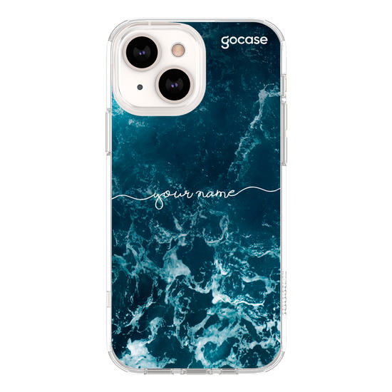 Ocean Waves Handwritten Phone Case