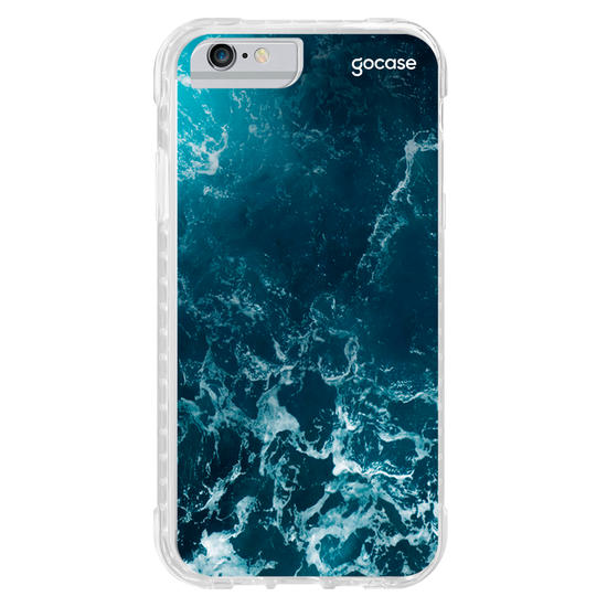 Capinha para celular Ondas do Oceano Manuscrita