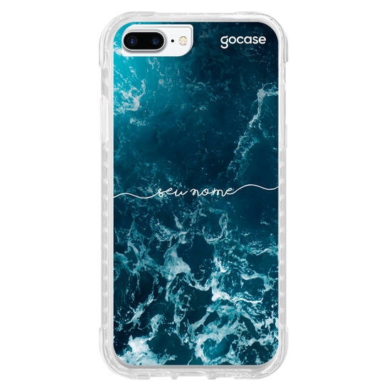 Capinha para celular Ondas do Oceano Manuscrita Capinha para celular Ondas do Oceano Manuscrita