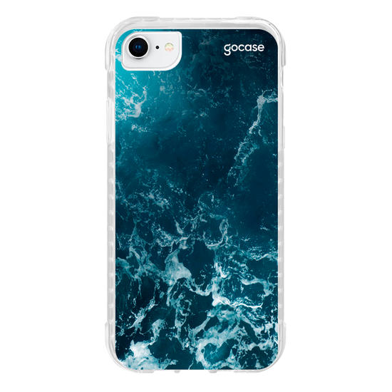 Capinha para celular Ondas do Oceano Manuscrita