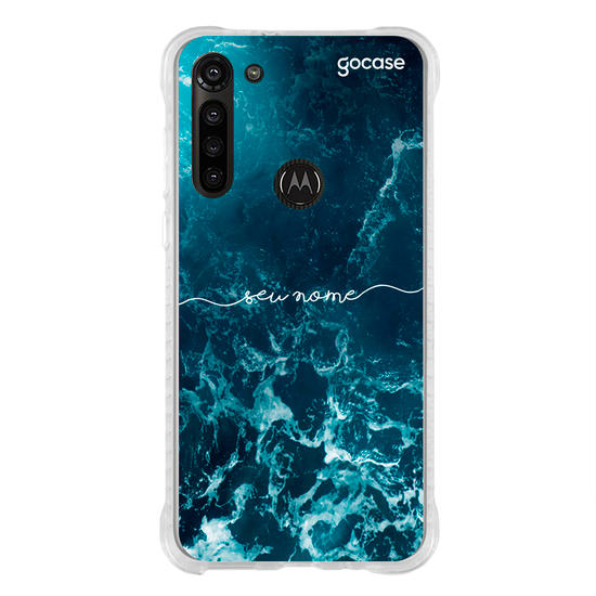 Capinha para celular Ondas do Oceano Manuscrita Capinha para celular Ondas do Oceano Manuscrita