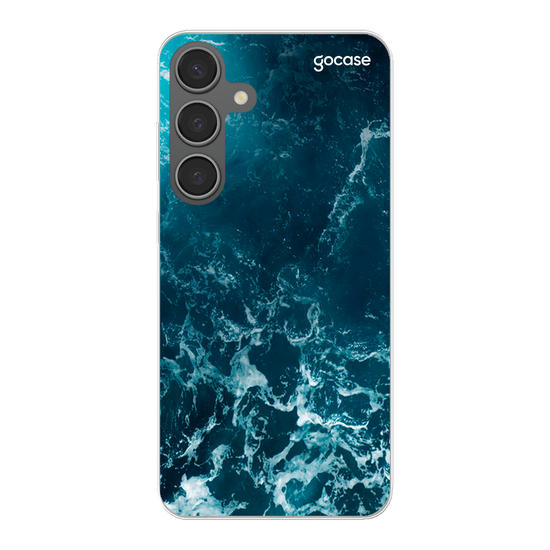 Ocean Waves Handwritten Phone Case
