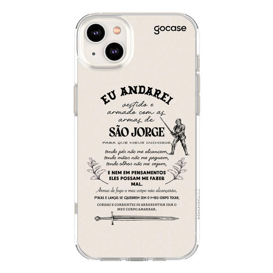 Capinha para celular Oração para São Jorge