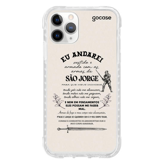 Capinha para celular Oração para São Jorge