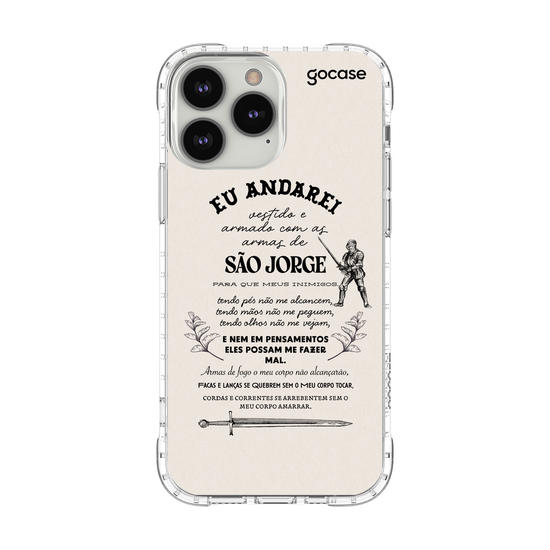 Capinha para celular Oração para São Jorge