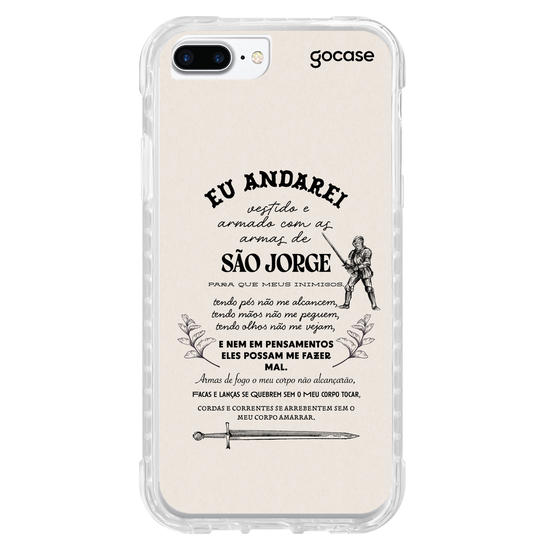 Capinha para celular Oração para São Jorge