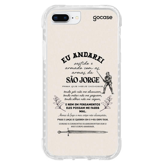 Capinha para celular Oração para São Jorge